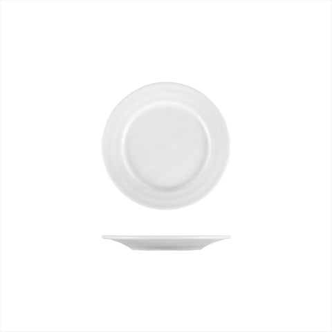 Turgla Porcelain Lizbon dia.7" Round White Porcelain Plate (Set of 12) (LIZ18DU00) - iFoodservice Online