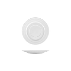 Turgla Porcelain Lizbon dia.7" Round White Porcelain Saucer (Set of 12) (LIZ18KT00) - iFoodservice Online