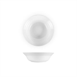Turgla Porcelain Lizbon dia.7.25" h:2.25" 24 oz. Round White Porcelain Bowl (Set of 12) (LIZ19KK00) - iFoodservice Online