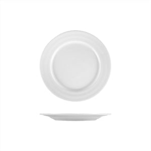 Turgla Porcelain Lizbon dia.8.5" Round White Porcelain Plate (Set of 12) (LIZ22DU00) - iFoodservice Online