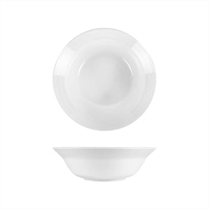 Turgla Porcelain Lizbon dia.9" h:2.75" 42 oz. Round White Porcelain Bowl (Set of 6) (LIZ23KK00) - iFoodservice Online