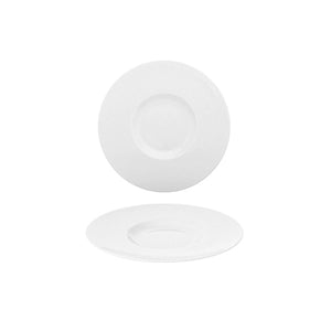 Turgla Porcelain Madrid dia.11.25" Round White Porcelain Plate (Set of 6) (MDR29GDU00) - iFoodservice Online