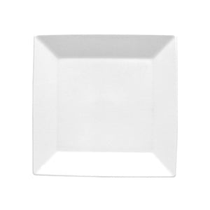 Turgla Porcelain Merid 10.5" x 10.5" Square White Porcelain Plate (Set of 6) (MER37DU00) - iFoodservice Online