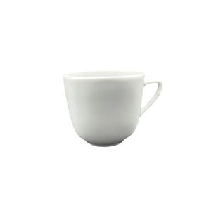 Turgla Porcelain Mimoza dia.3.25" h:2.75" 7 oz. Round White Porcelain Cup (Set of 12) (MMZ01CF00) - iFoodservice Online