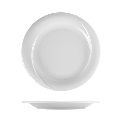 Turgla Porcelain X - tanbul dia.11.5" Round White Porcelain Plate (Set of 6) (XT30DU00) - iFoodservice Online