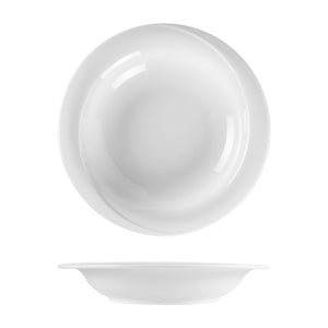 Turgla Porcelain X - tanbul dia.11.75" h:2" 37 oz. Round White Porcelain Bowl (Set of 6) (XT30CK00) - iFoodservice Online