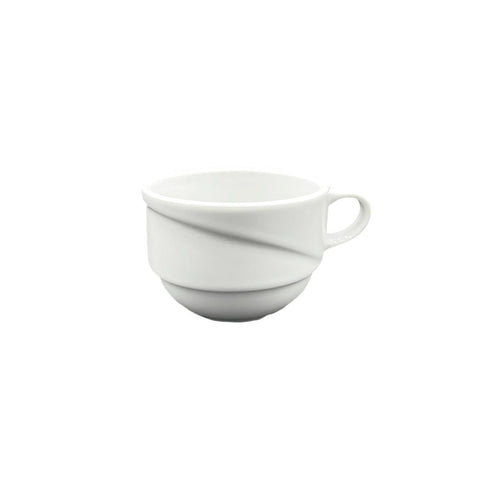 Turgla Porcelain X - tanbul dia.3.5" h:2.5" 7 oz. Round White Porcelain Cup (Set of 12) (XT01CF00) - iFoodservice Online