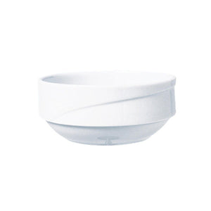 Turgla Porcelain X - tanbul dia.4" h:1.75" 8 oz. Round White Porcelain Bowl (Set of 24) (XT10JK00) - iFoodservice Online