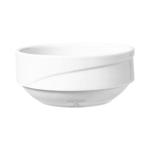 Turgla Porcelain X - tanbul dia.4.75" h:2" 13 oz. Round White Porcelain Bowl (Set of 12) (XT12JK00) - iFoodservice Online