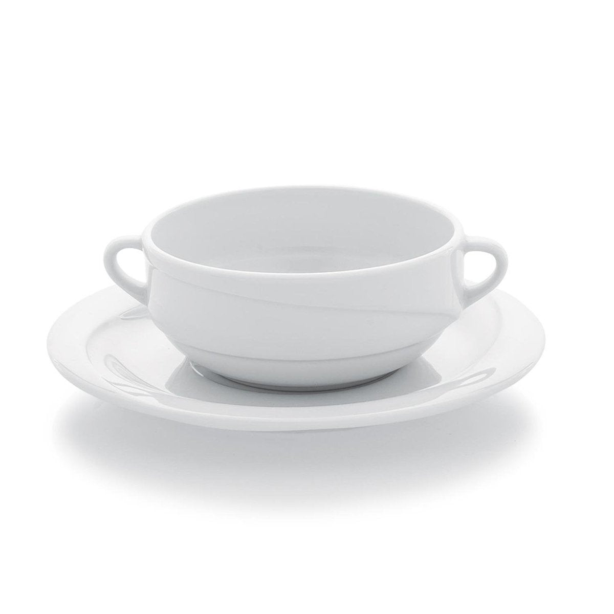 Turgla Porcelain X - tanbul dia.4.75" h:2" 13 oz. Round White Porcelain Bowl (Set of 12) (XT12KS00) - iFoodservice Online