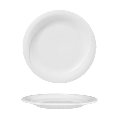 Turgla Porcelain X - tanbul dia.5.5" Round White Porcelain Plate (Set of 12) (XT14DU00) - iFoodservice Online