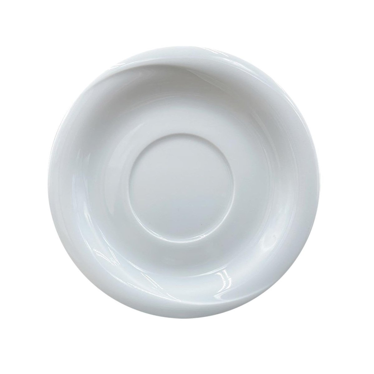 Turgla Porcelain X - tanbul dia.5.75" Round White Porcelain Saucer (Set of 12) (XT01CT00) - iFoodservice Online
