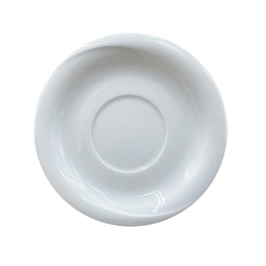 Turgla Porcelain X - tanbul dia.5.75" Round White Porcelain Saucer (Set of 12) (XT01CT00) - iFoodservice Online