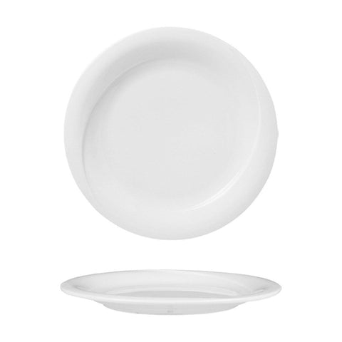 Turgla Porcelain X - tanbul dia.6.75" Round White Porcelain Plate (Set of 12) (XT17DU00) - iFoodservice Online