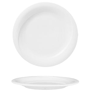 Turgla Porcelain X - tanbul dia.9" Round White Porcelain Plate (Set of 12) (XT23DU00) - iFoodservice Online