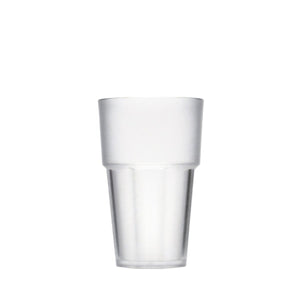 Turgla Rubikap Casablanca dia.3.25" h:5.25" 14 oz. Round Frosted Polycarbonate Tumbler (Set of 80) (R - CSBTMB400FRS) - iFoodservice Online
