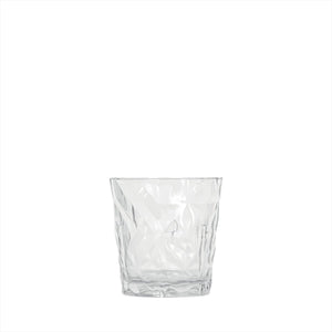 Turgla Rubikap Prism dia.3.5" h:3.5" 10 oz. Round Clear Polycarbonate Rocks/Old Fashioned (Set of 36) (R - PRSRCK250CLR) - iFoodservice Online