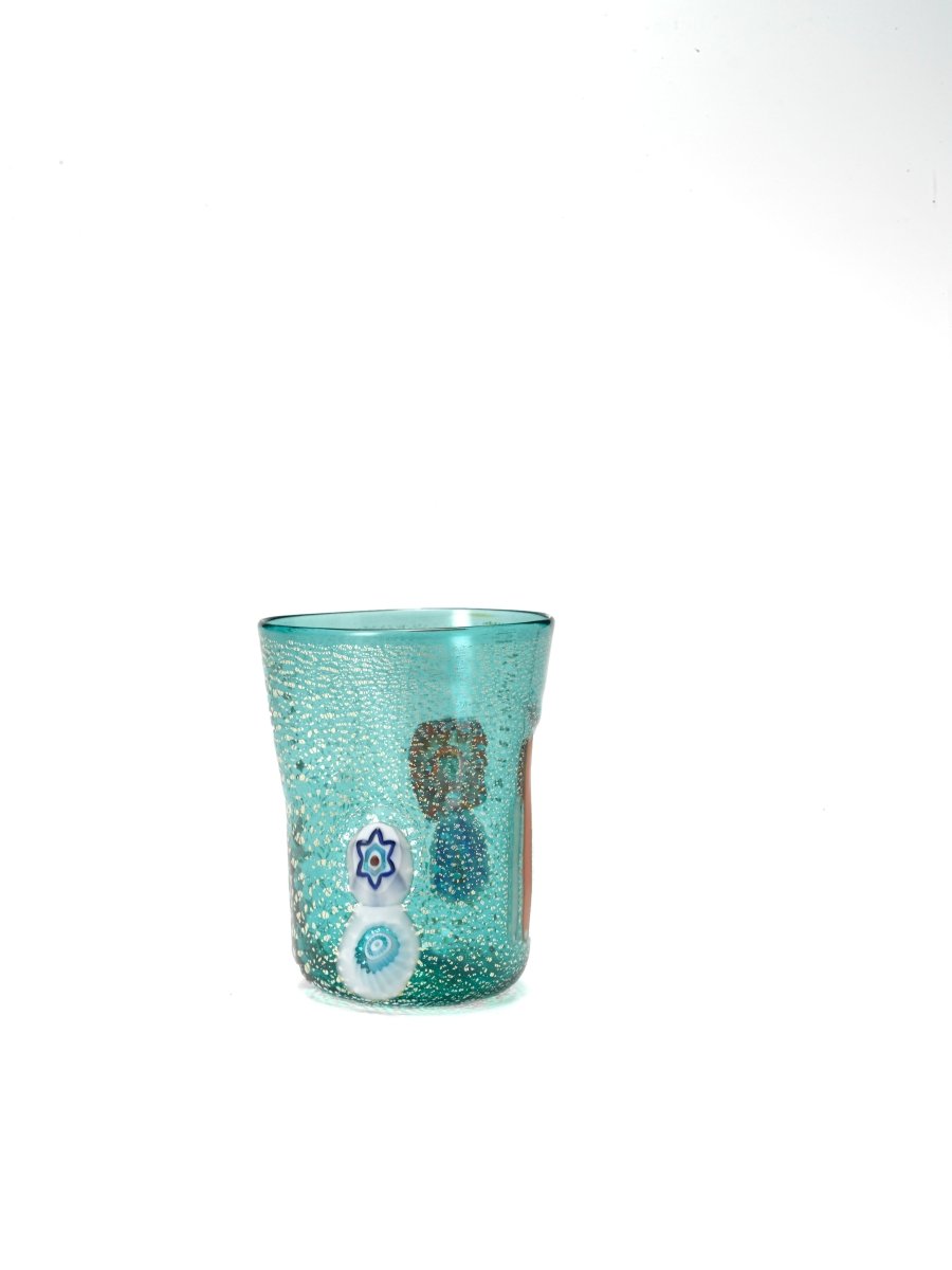 Zafferano Bicchieri di Murano Tumblers (Set of 2) - Aquamarine - Aquamarine - iFoodservice Online