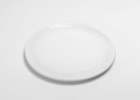 Zafferano Graffito Charger / Pizza Plate (Set of 2) - White - iFoodservice Online