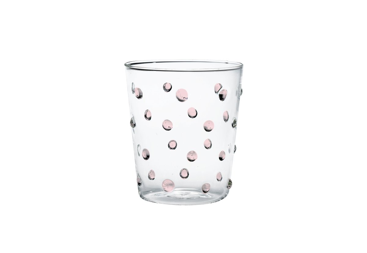 Zafferano Party Tumbler (Set of 6) - Pink Dots - iFoodservice Online
