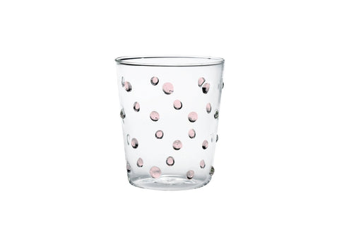 Zafferano Party Tumbler (Set of 6) - Pink Dots - iFoodservice Online
