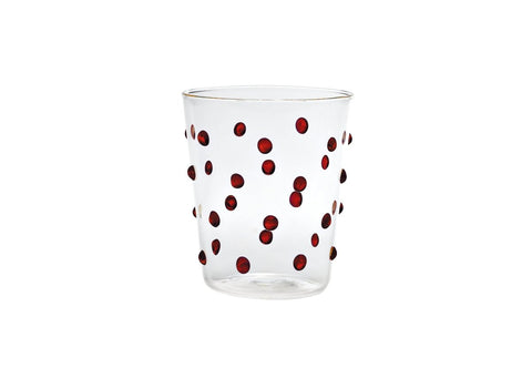 Zafferano Party Tumbler (Set of 6) - Red Dots - iFoodservice Online