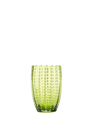 Zafferano Perle Tumbler (Set of 2) - Apple Green - iFoodservice Online