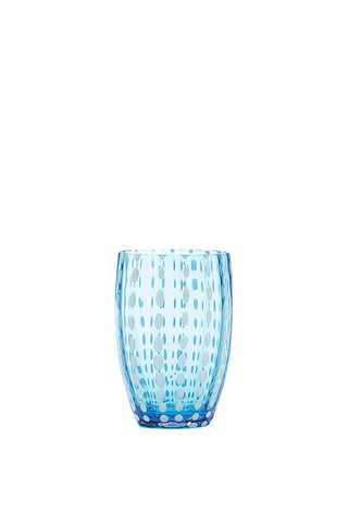 Zafferano Perle Tumbler (Set of 2) - Aquamarine - iFoodservice Online
