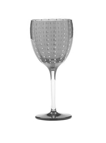 Zafferano Perle Wine Goblet (Set of 2) - Grey - iFoodservice Online
