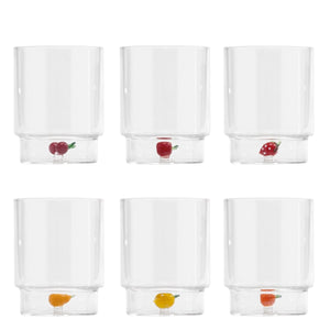 Zafferano Teca Frutta Tumbler - Assorted Fruits - iFoodservice Online