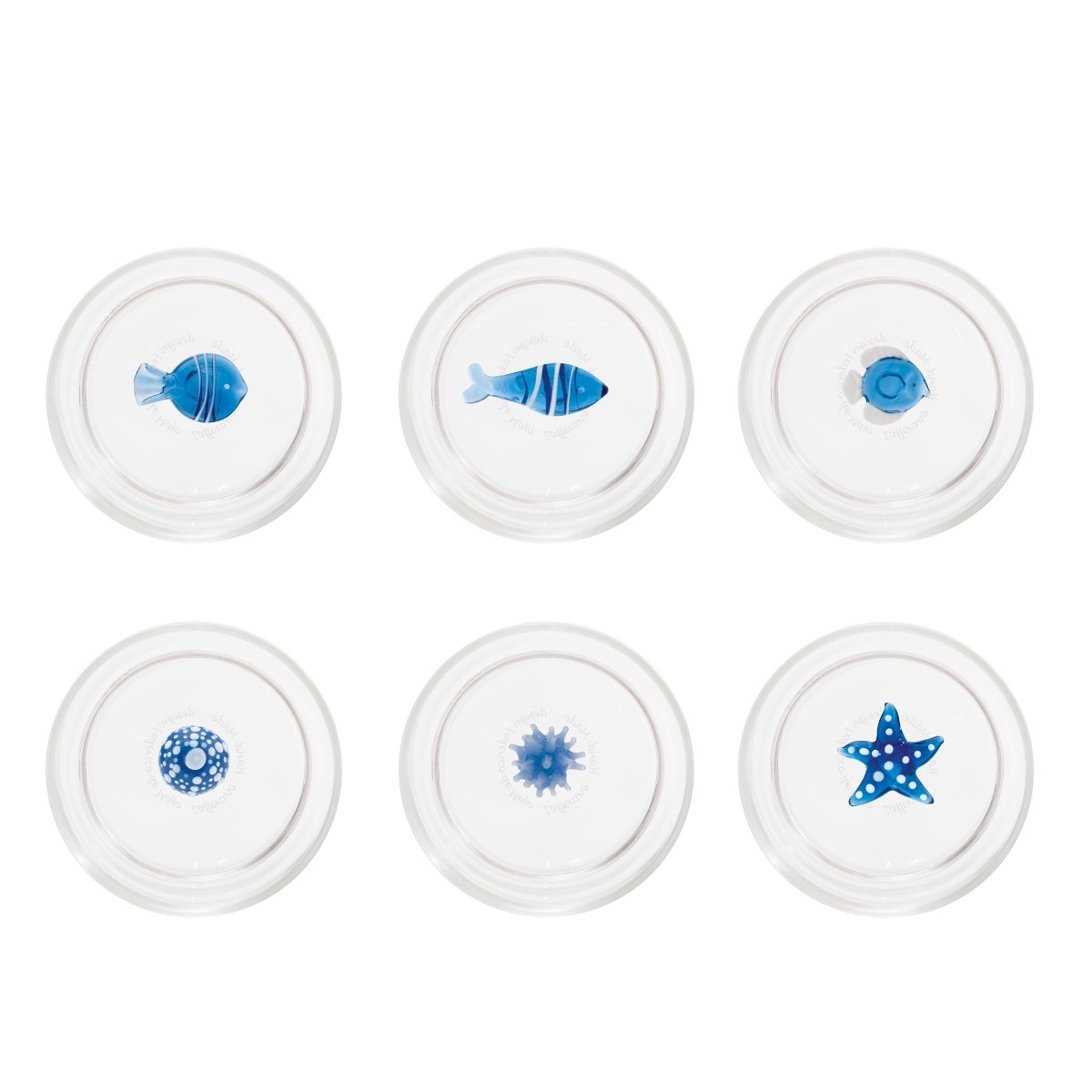 Zafferano Teca Mare Tumbler - Assorted Fish - iFoodservice Online
