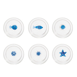 Zafferano Teca Mare Tumbler - Assorted Fish - iFoodservice Online