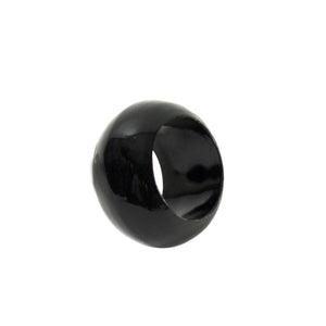 10 Strawberry Street Chargers, Black, Napkin Ring (48/Case) NAP - BLK - iFoodservice Online