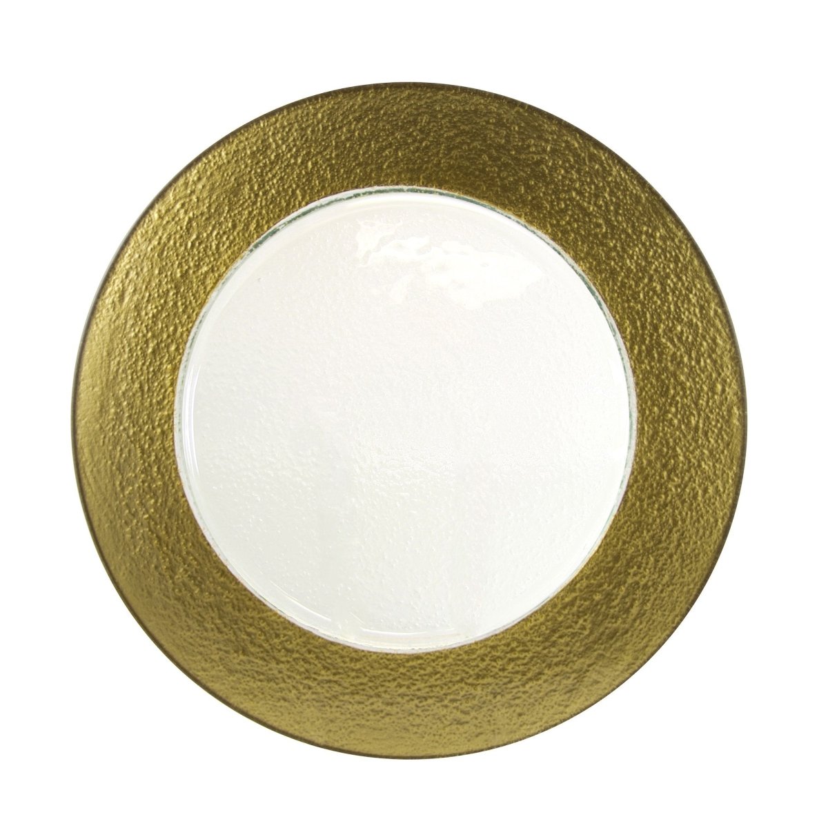 10 Strawberry Street Chargers, Gold Rim Glass Charger (12/Case) HAL - GLD340 - iFoodservice Online