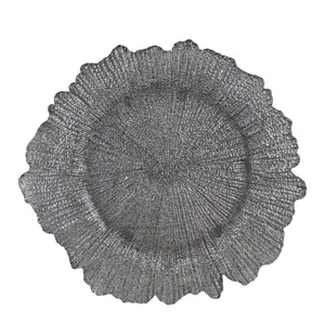 10 Strawberry Street Chargers, Silver Glass Charger (12/Case) SPS340 - iFoodservice Online