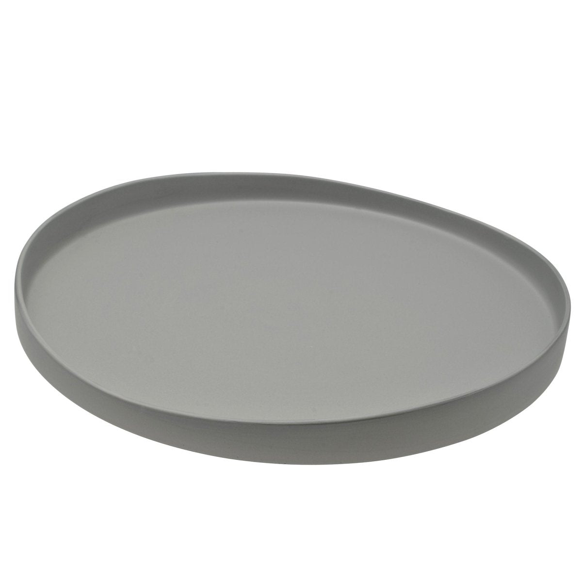 10 Strawberry Street Dinnerware, Ripple Grey Tray 12.75" Rpple - (9/Case)RPPLE - GREYTRAY - iFoodservice Online