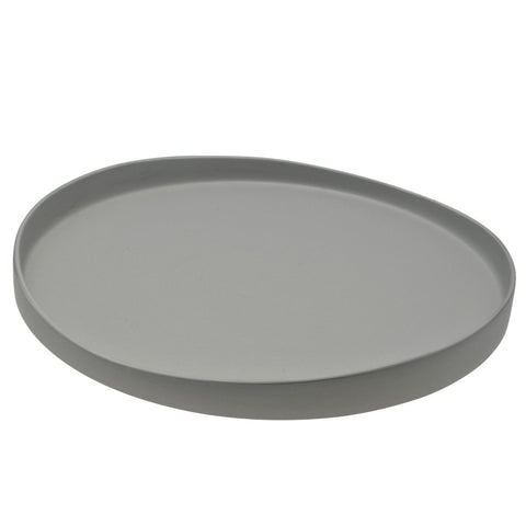 10 Strawberry Street Dinnerware, Ripple Grey Tray 12.75" Rpple - (9/Case)RPPLE - GREYTRAY - iFoodservice Online