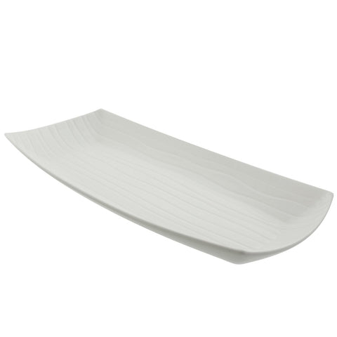 10 Strawberry Street Whittier Collection, Embossed Rectangular Platter (4/Case)WTR - 26EMBPLTR - iFoodservice Online