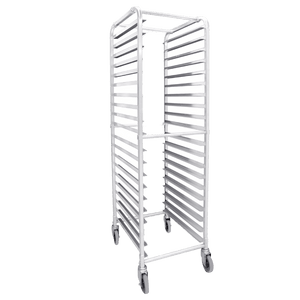 Browne Foodservice Bun Pan Rack 20 - Tier End Loading 25.6x20.5x63"/65x52x160cm Aluminum (589120) - iFoodservice Online
