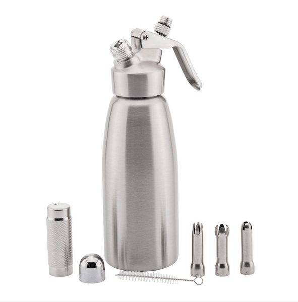 Browne Foodservice Cream Whipper 0.5qt/0.5L Stainless Steel (574409) - iFoodservice Online
