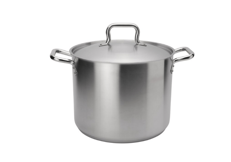 Browne Foodservice Elements Stock Pot 20qt/19L With Cover Stainless Steel(5733920) - iFoodservice Online