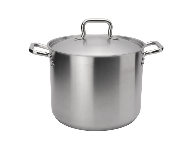 Browne Foodservice Elements Stock Pot 24qt/22.75l With Cover Stainless Steel (5733924) - iFoodservice Online