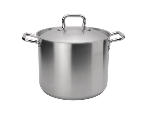 Browne Foodservice Elements Stock Pot 24qt/22.75l With Cover Stainless Steel (5733924) - iFoodservice Online