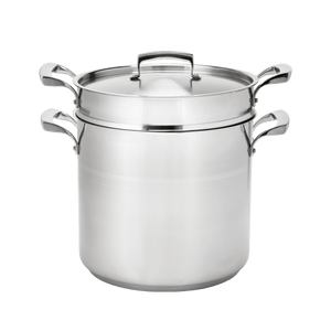 Browne Foodservice Thermalloy 16qt Stainless Steel Double Boiler 3 Piece Set, (5724076) - iFoodservice Online