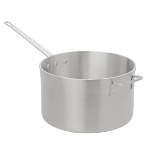 Browne Foodservice Thermally 11qt HD Aluminum Sauce Pan - Straight Side with Handle (5814511) - iFoodservice Online
