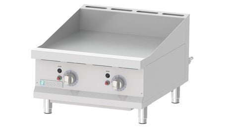 Eurodib 24'' Natural Gas Griddle, 3/4'' Smooth Polished Surface, Manual Control T G24 - iFoodservice Online