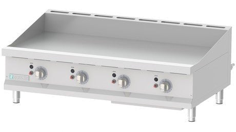 Eurodib 48'' Natural Gas Griddle, 3/4'' Smooth Polished Surface, Manual Control T G48 - iFoodservice Online