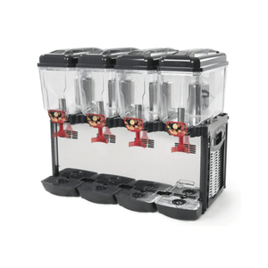 Eurodib Cofrimell Commercial Juice Dispenser, 4 x 2.6 Gal (10L) Tank (CD4J) - iFoodservice Online