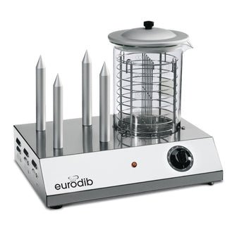 Eurodib Sirman 4 Spikes Hot Dog Machine, (HOT DOG 110V) - iFoodservice Online