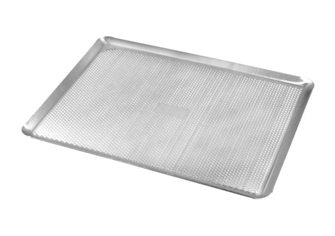 Gobel Aluminium perforated pastry sheet - 530 x 325 x 10 mm 615580 - iFoodservice Online
